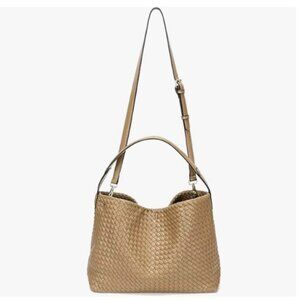 Woven Tote Bag Crossbody Shoulder Bag Large Hobo Handbag